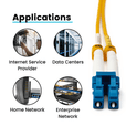 LC to LC UPC Duplex OS2 | SM OFNR