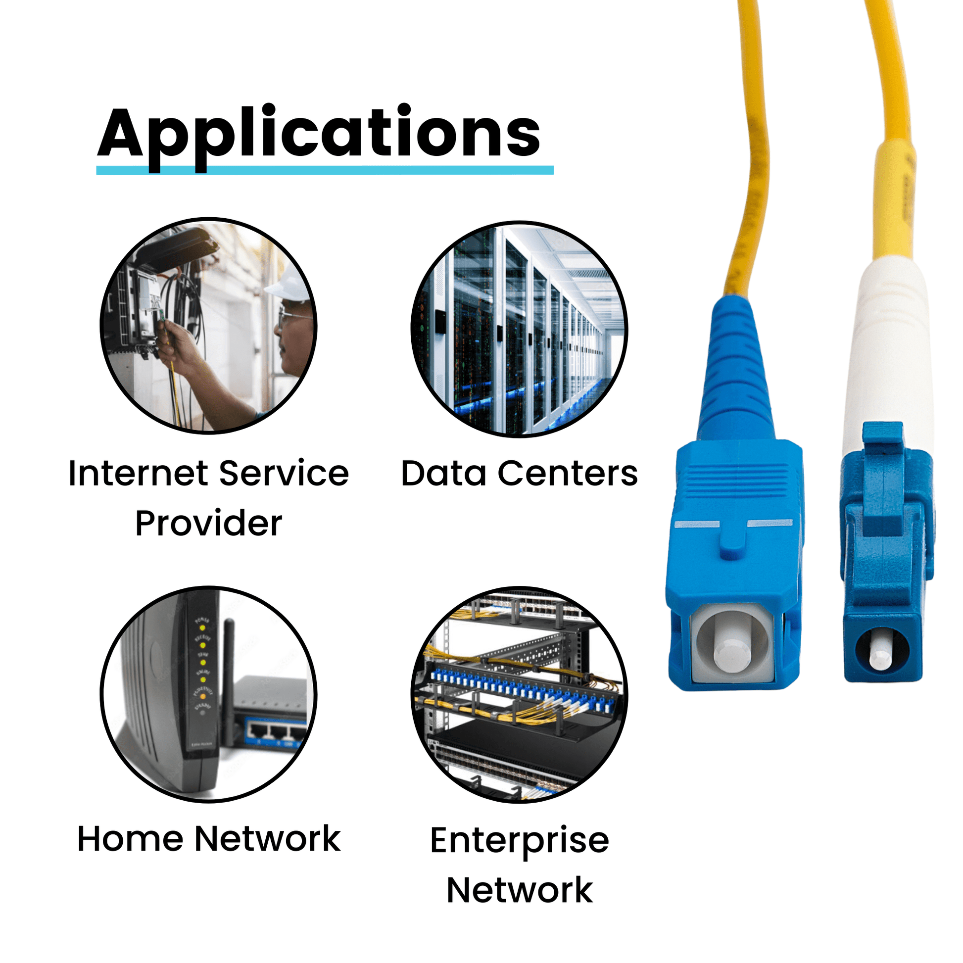 LC to SC UPC Simplex OS2 | SM OFNR