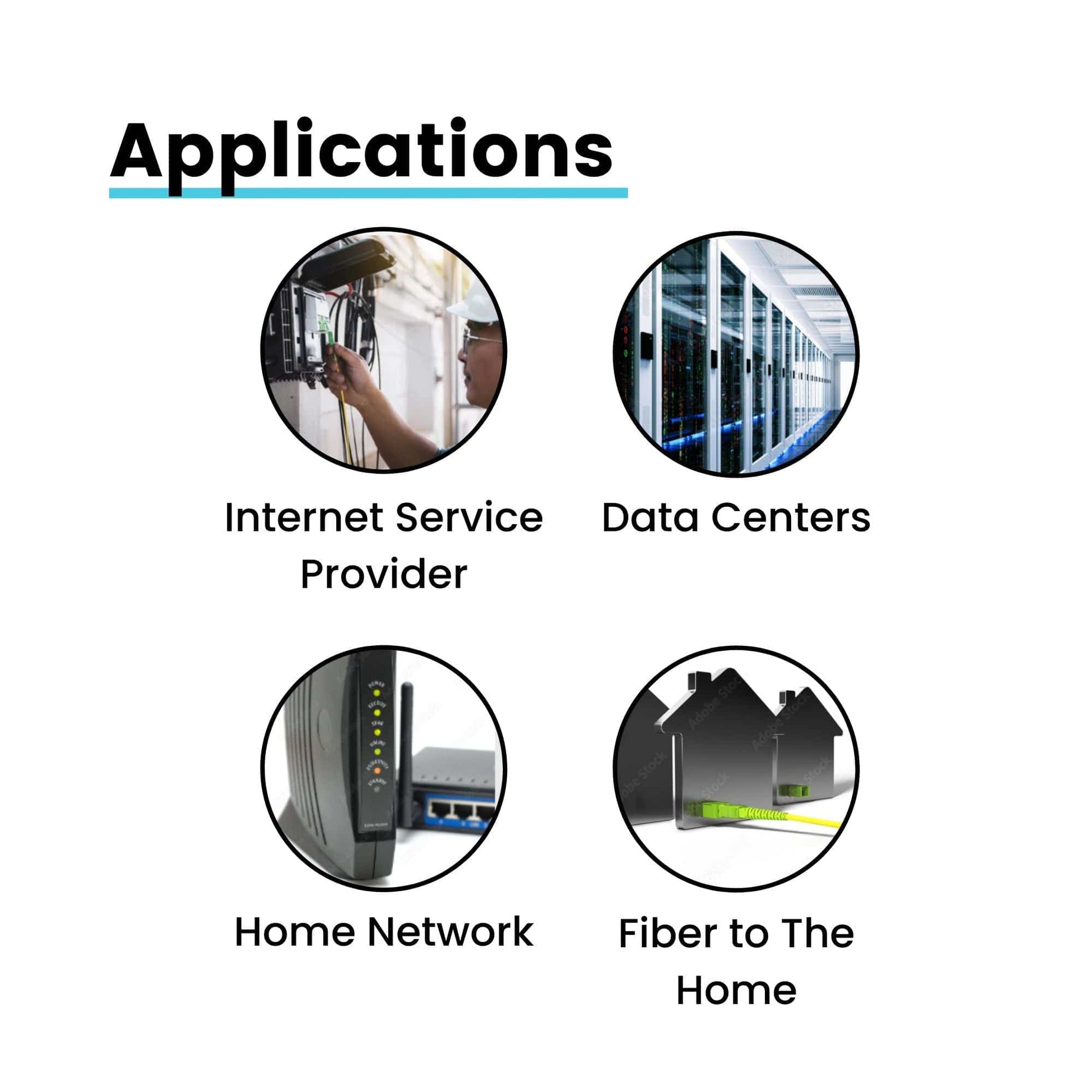 LC UPC Simplex Fiber Pigtail OS2 | SM LSZH - 6 PACK