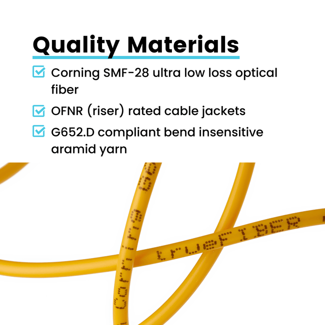 LC to LC APC Simplex OS2 | SM OFNR