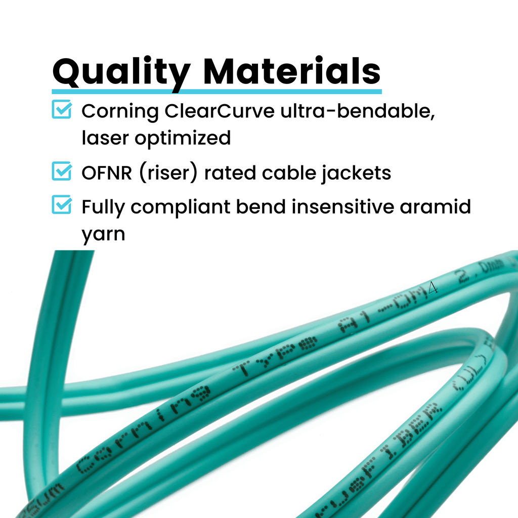 LC to LC UPC Duplex OM3 | MM OFNR