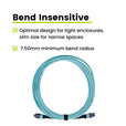 MTP® to MTP® Female OM3 12 Fiber Type B | MM OFNP