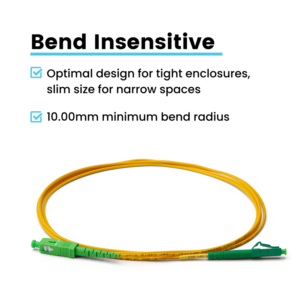 LC to SC APC Simplex OS2 | SM OFNR