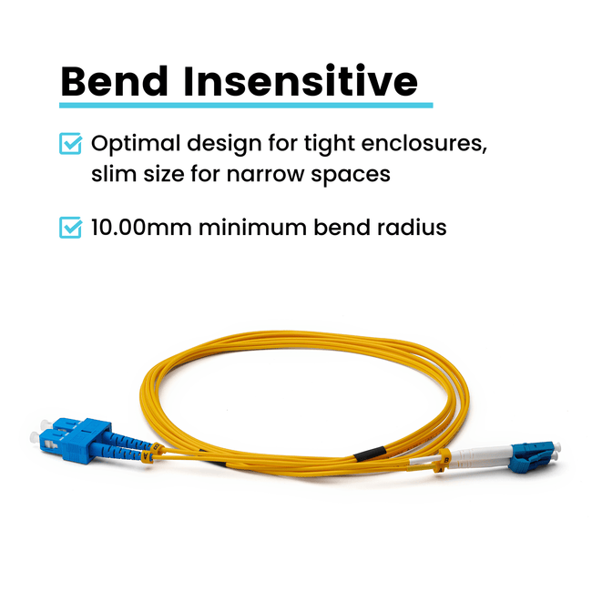 LC to SC UPC Duplex OS2 | SM OFNR