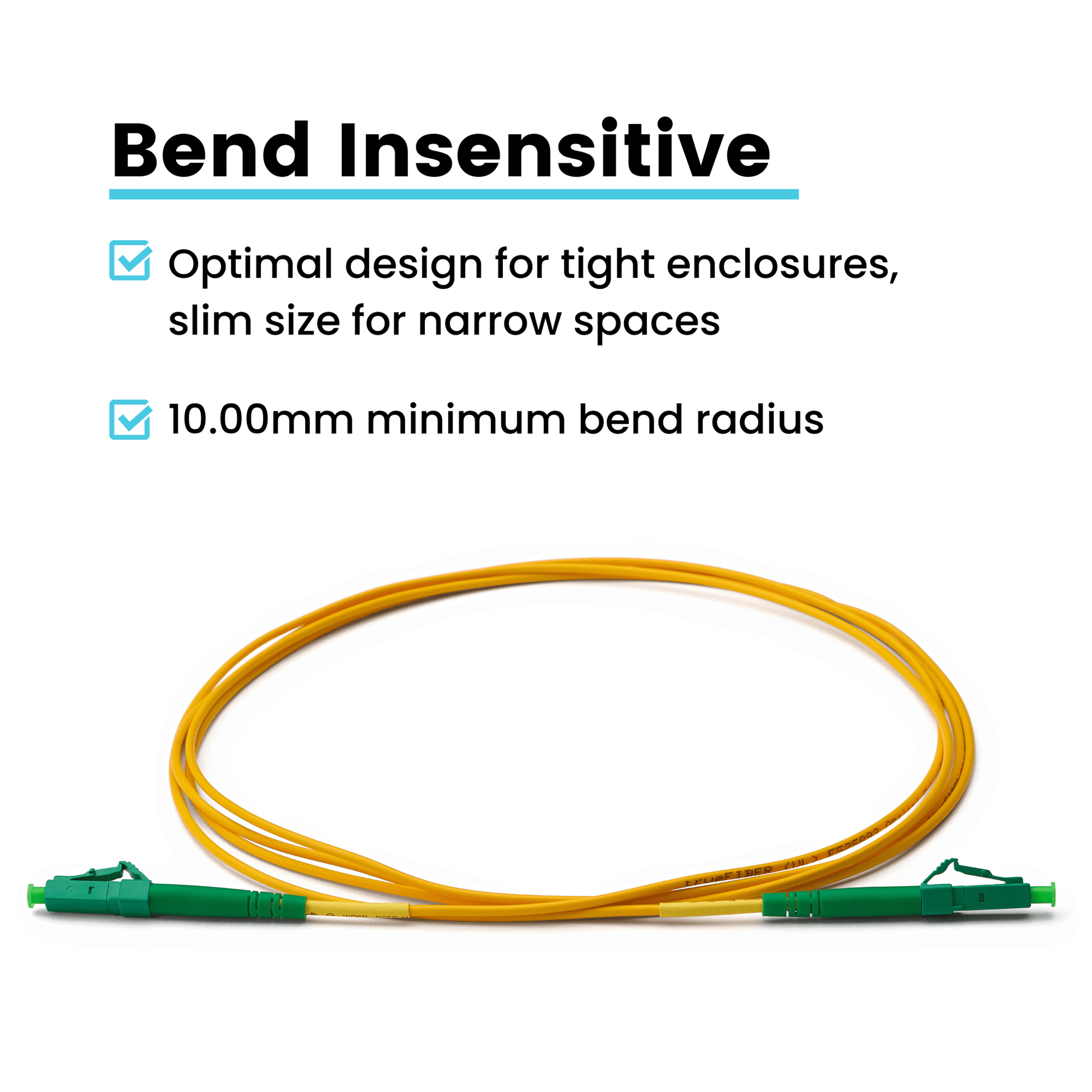 LC to LC APC Simplex OS2 | SM OFNR