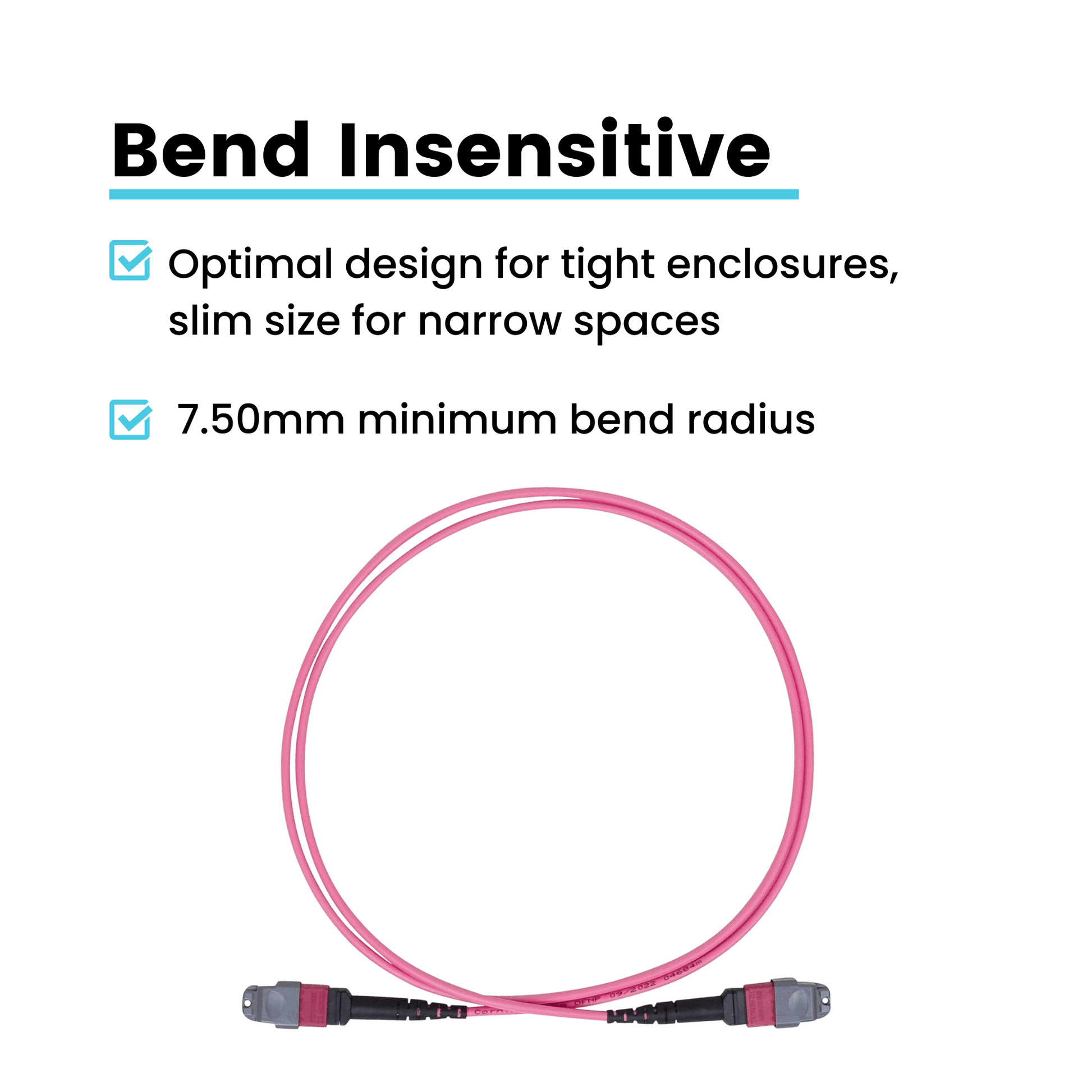 MTP® to MTP® Female OM4 12 Fiber Type B | MM OFNP