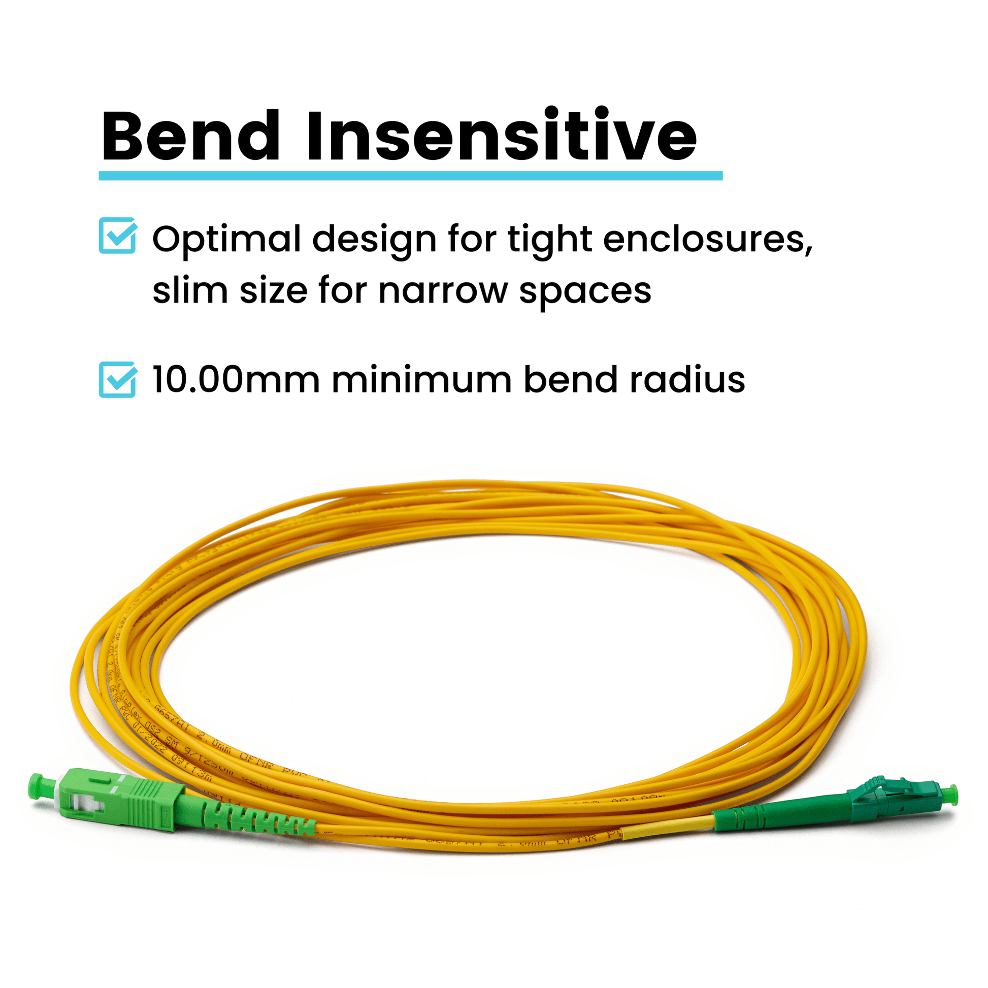 LC to SC APC Simplex OS2 | SM OFNR