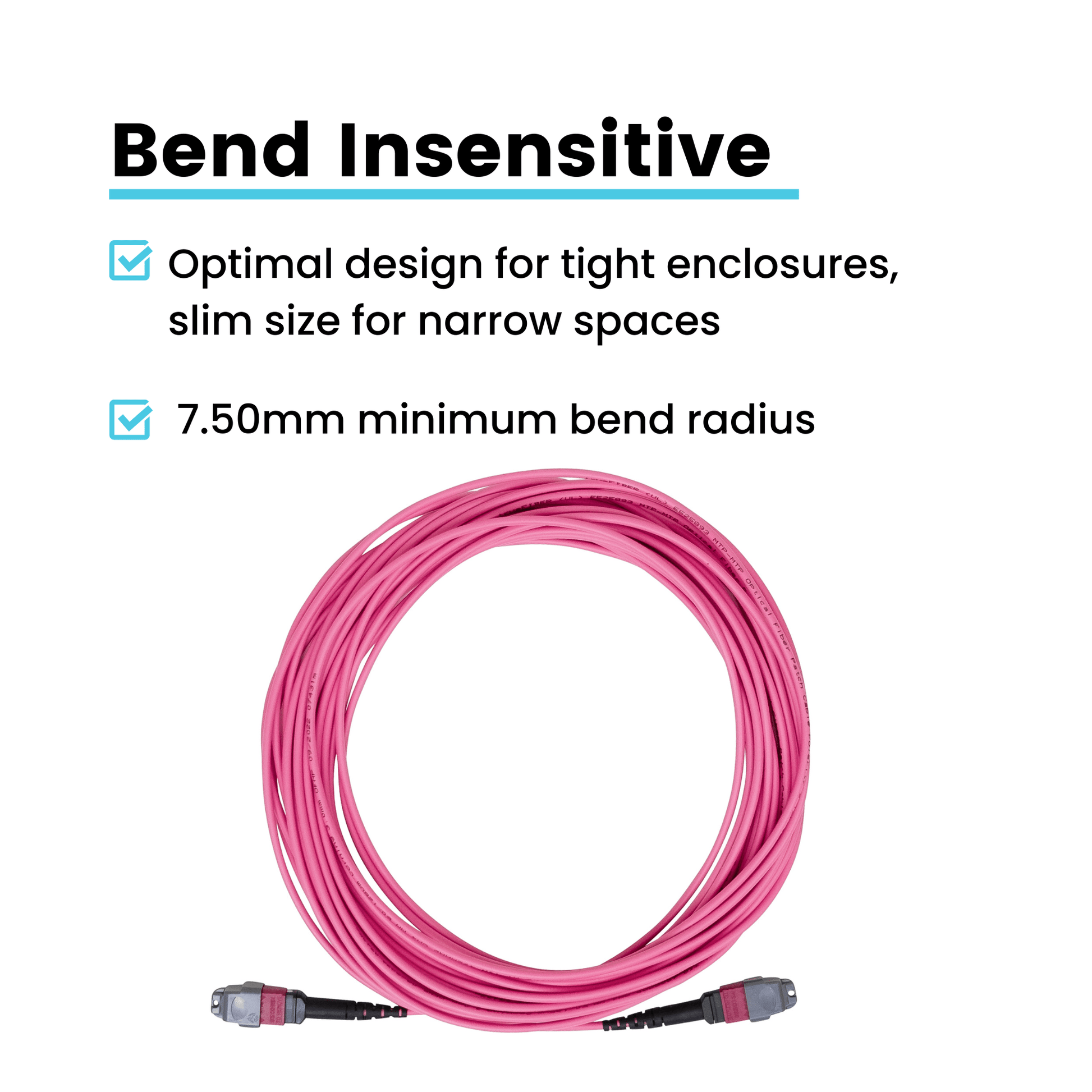 MTP® to MTP® Female OM4 12 Fiber Type B | MM OFNP