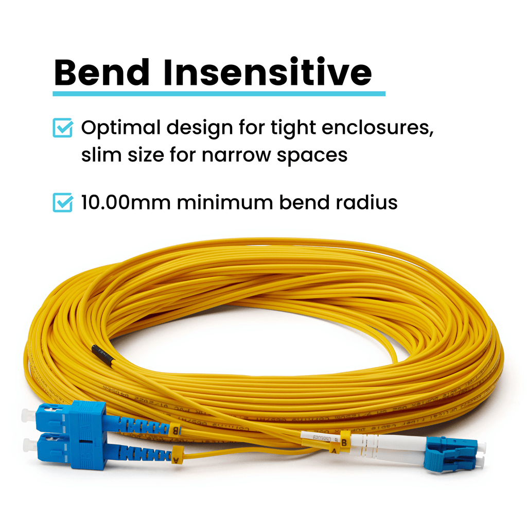 LC to SC UPC Duplex OS2 | SM OFNR