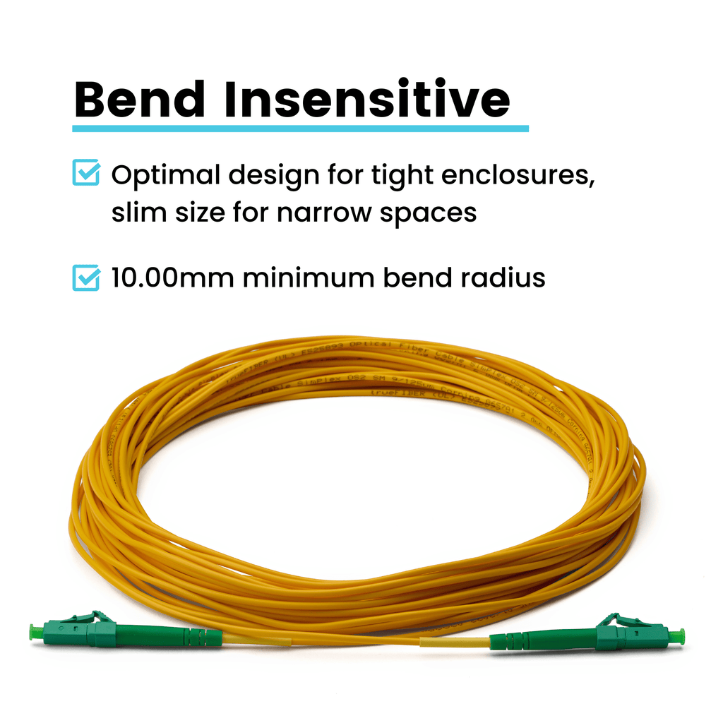 LC to LC APC Simplex OS2 | SM OFNR