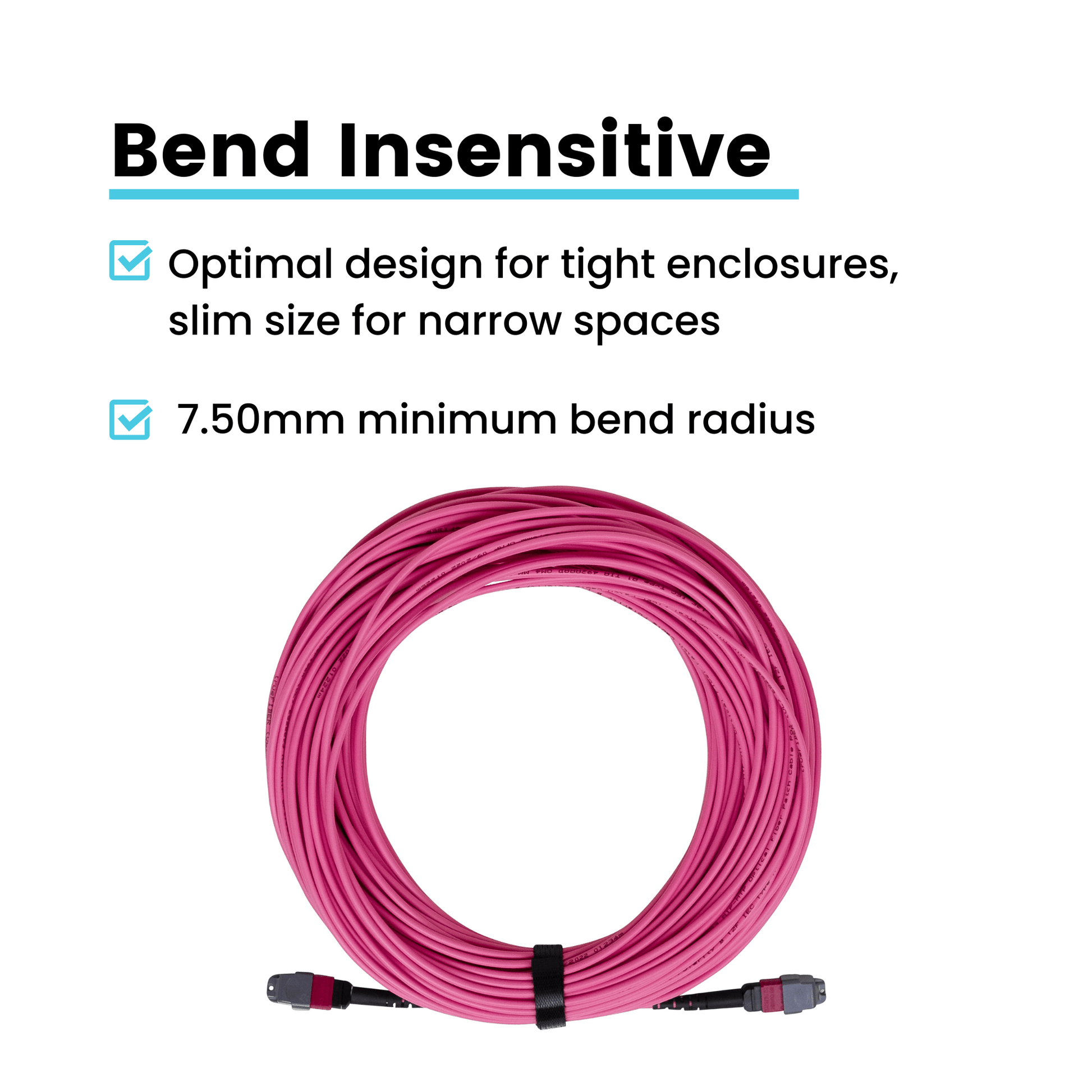 MTP® to MTP® Female OM4 12 Fiber Type B | MM OFNP