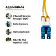 LC to SC UPC Duplex OS2 | SM OFNR