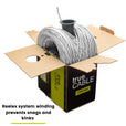 True CABLE Cat6 CMR Riser Unshielded 1000ft white Ethernet Cable