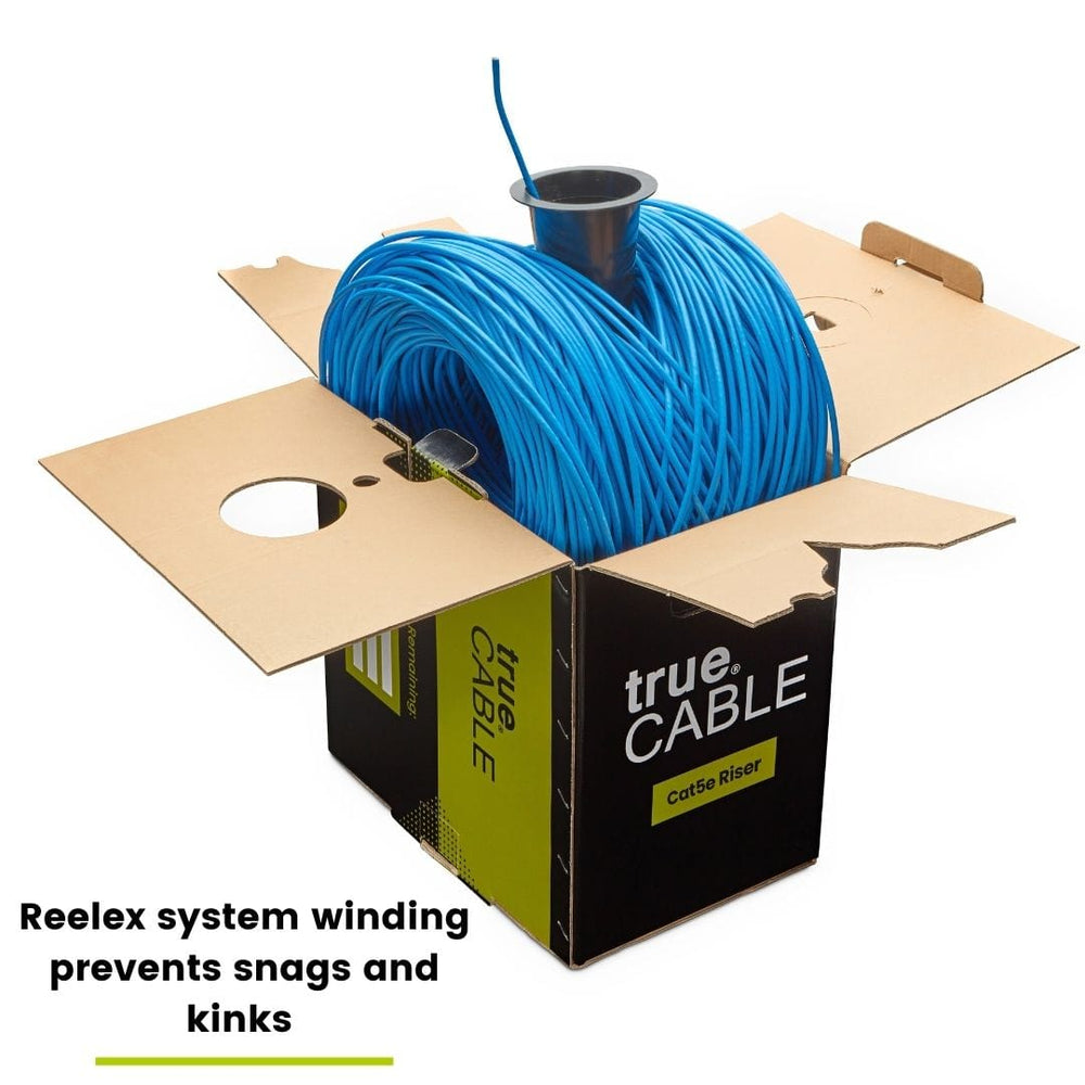 Unshielded Cat5e Riser Ethernet Cable | trueCABLE