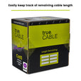 trueCABLE Cat6 Unshielded Ethernet Cable 1000ft purple