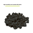 Black Blank Keystone Inserts in a Pile, High Durability