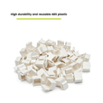Blank Keystone Inserts White in a pile, High Durability