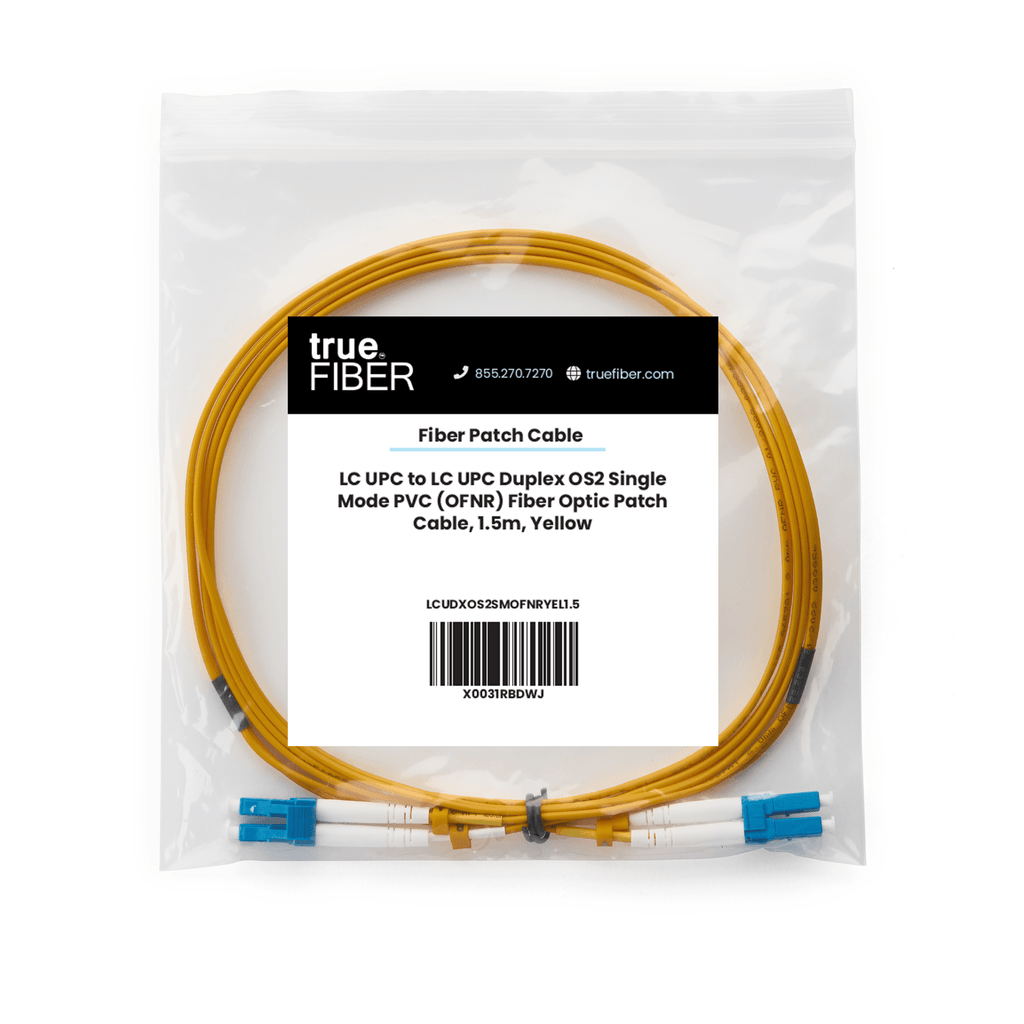 LC to LC UPC Duplex OS2 | SM OFNR