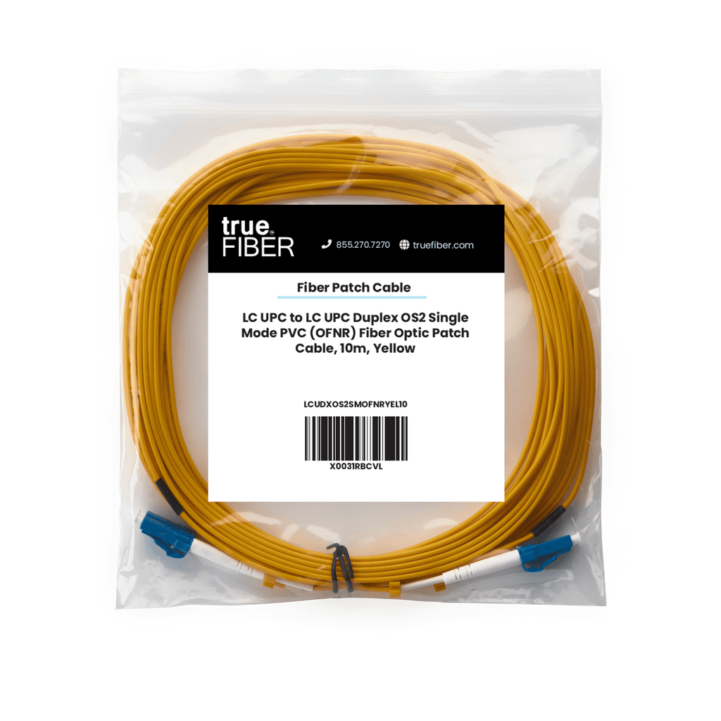 LC to LC UPC Duplex OS2 | SM OFNR