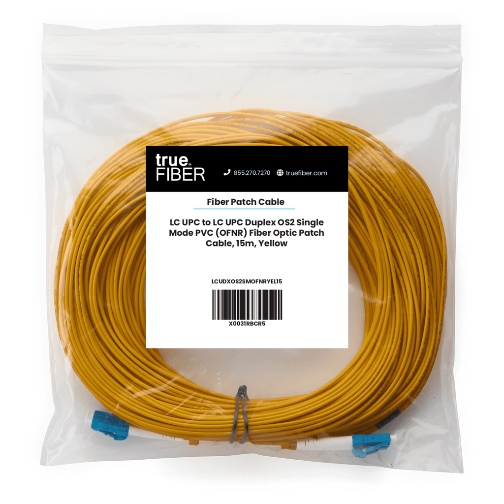 LC to LC UPC Duplex OS2 | SM OFNR