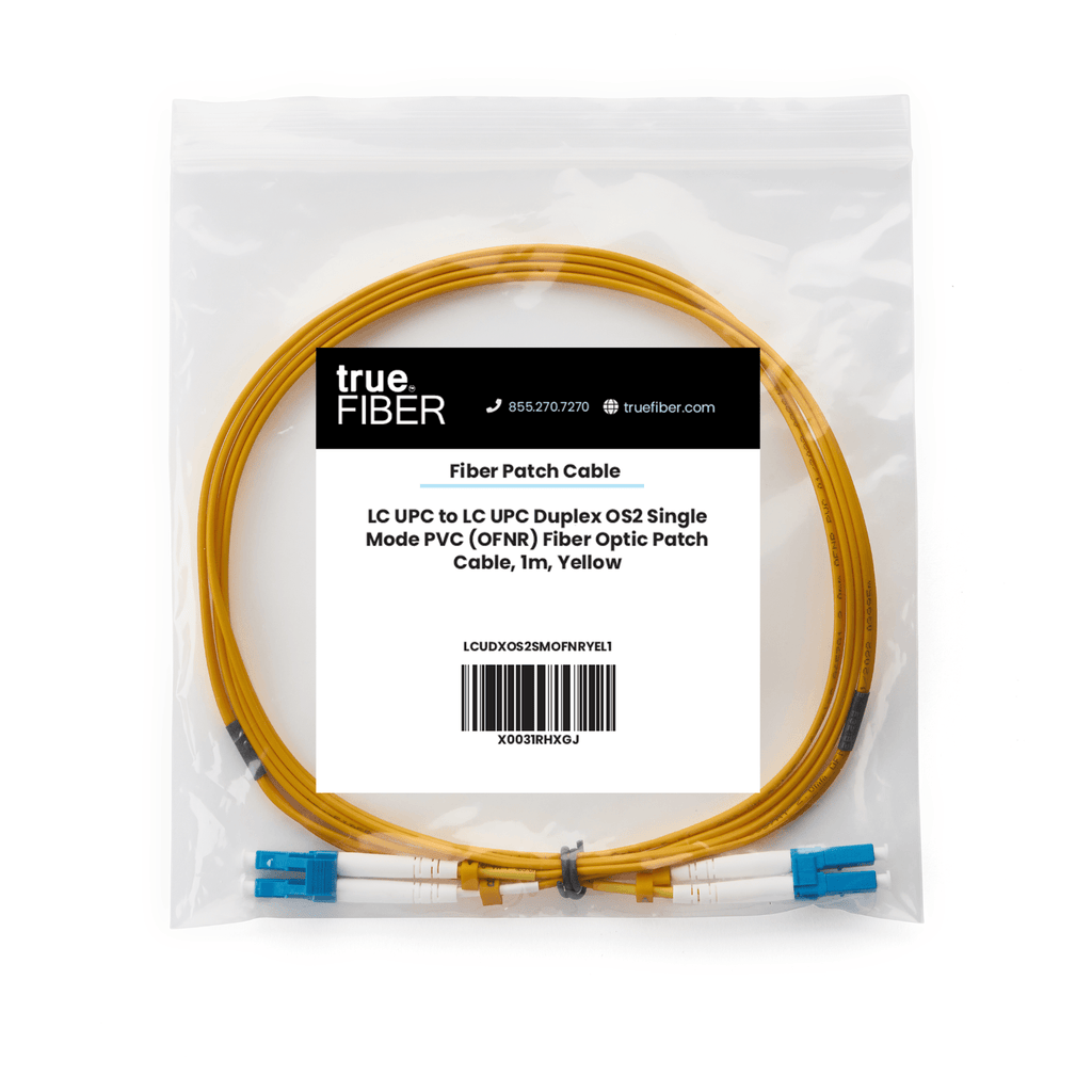 LC to LC UPC Duplex OS2 | SM OFNR