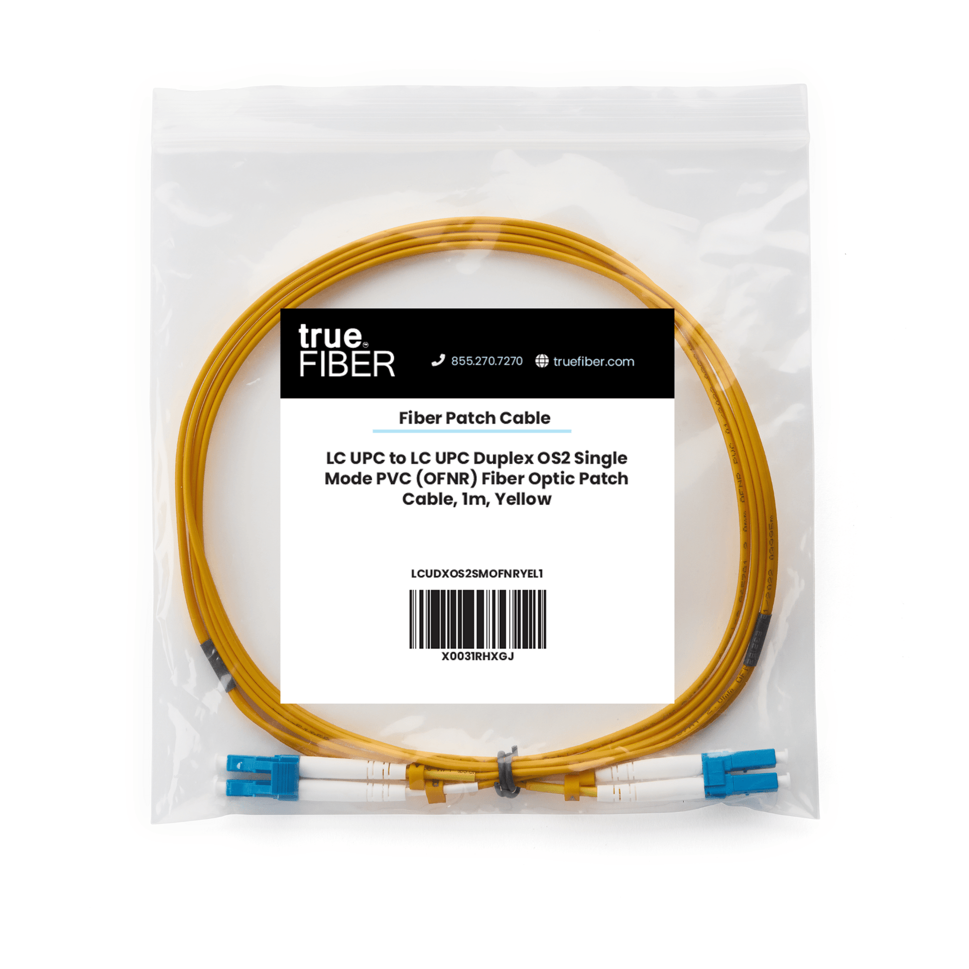 LC to LC UPC Duplex OS2 | SM OFNR