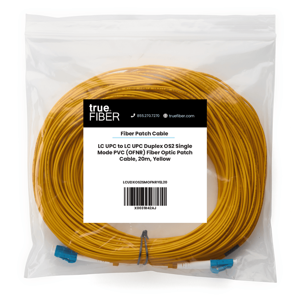 LC to LC UPC Duplex OS2 | SM OFNR