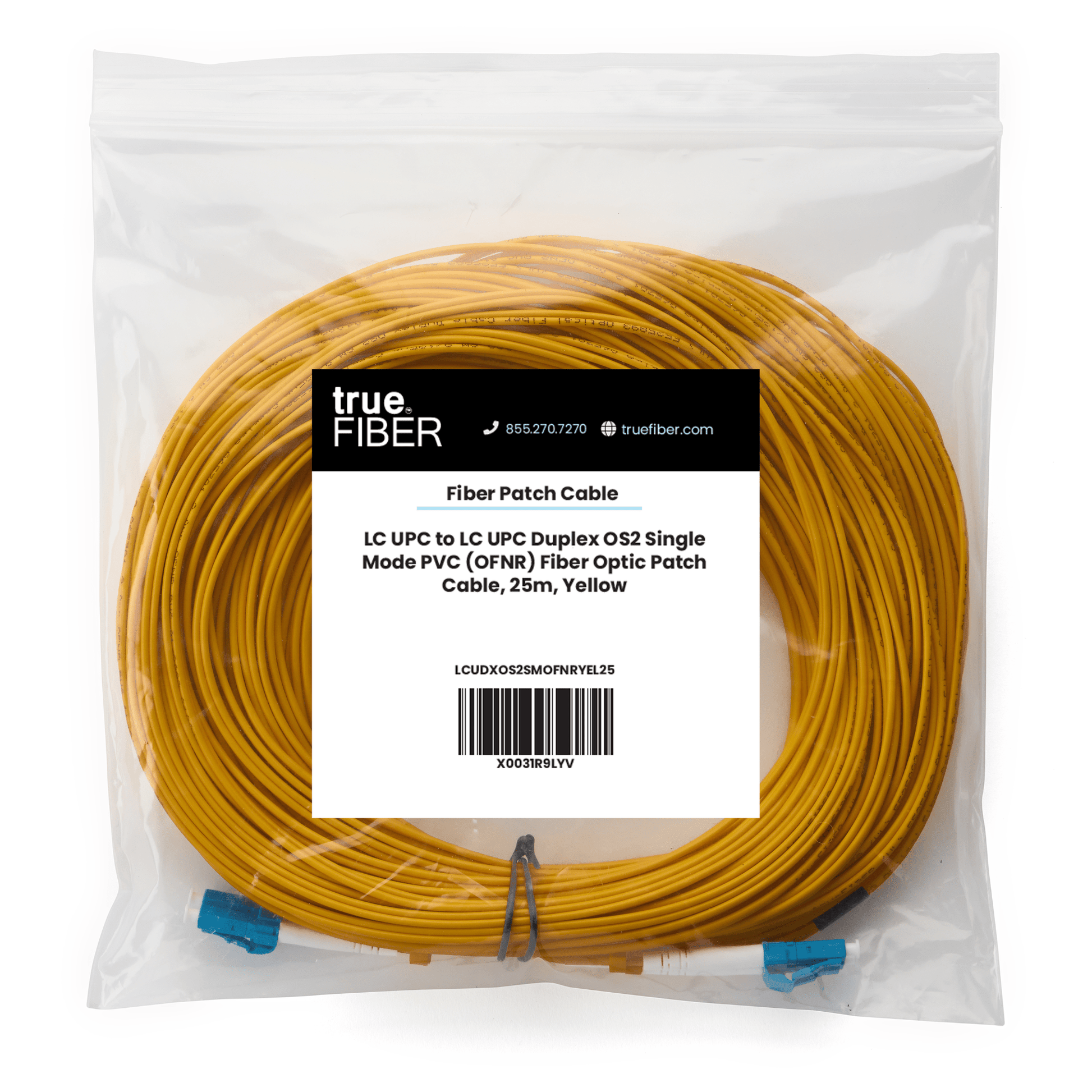 LC to LC UPC Duplex OS2 | SM OFNR