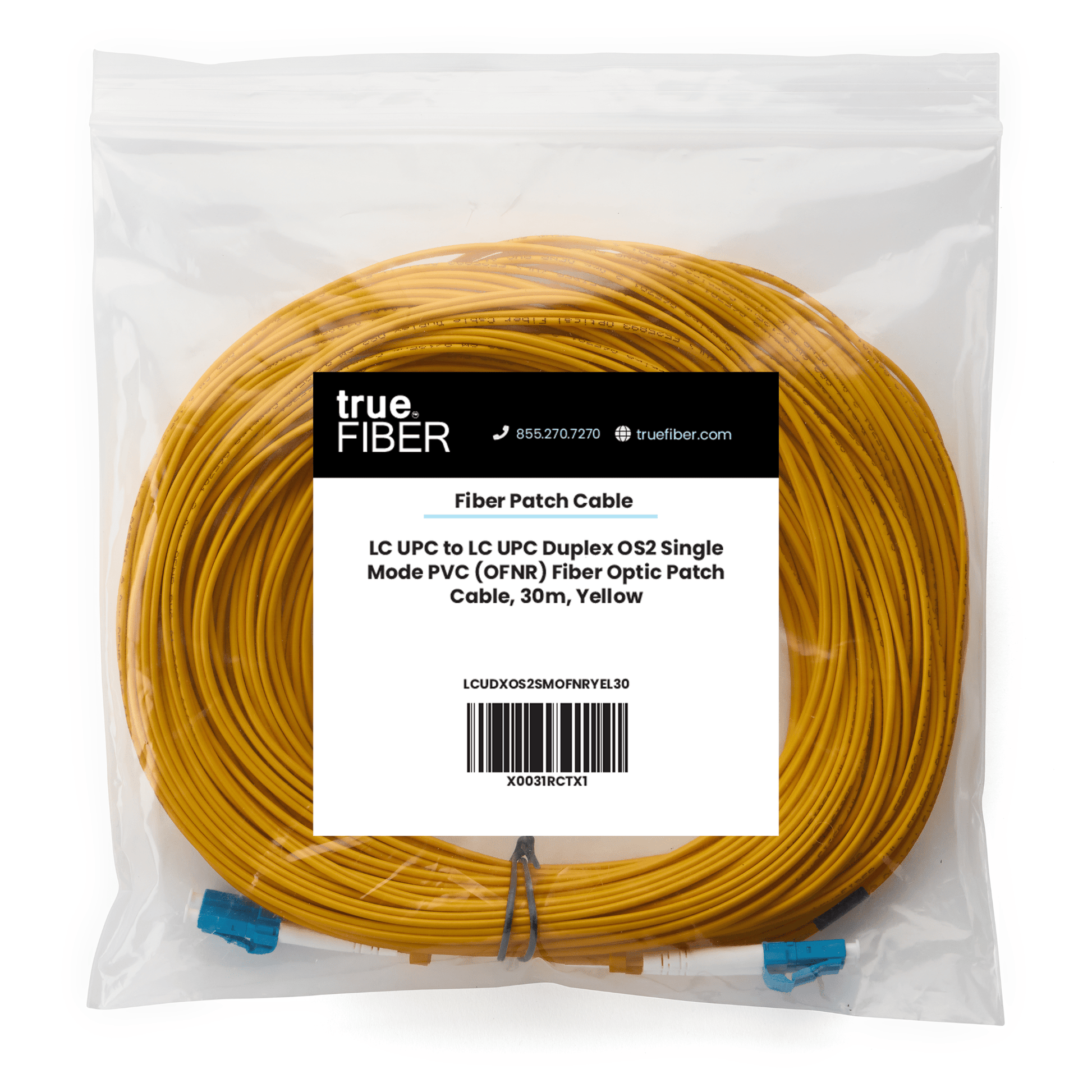 LC to LC UPC Duplex OS2 | SM OFNR