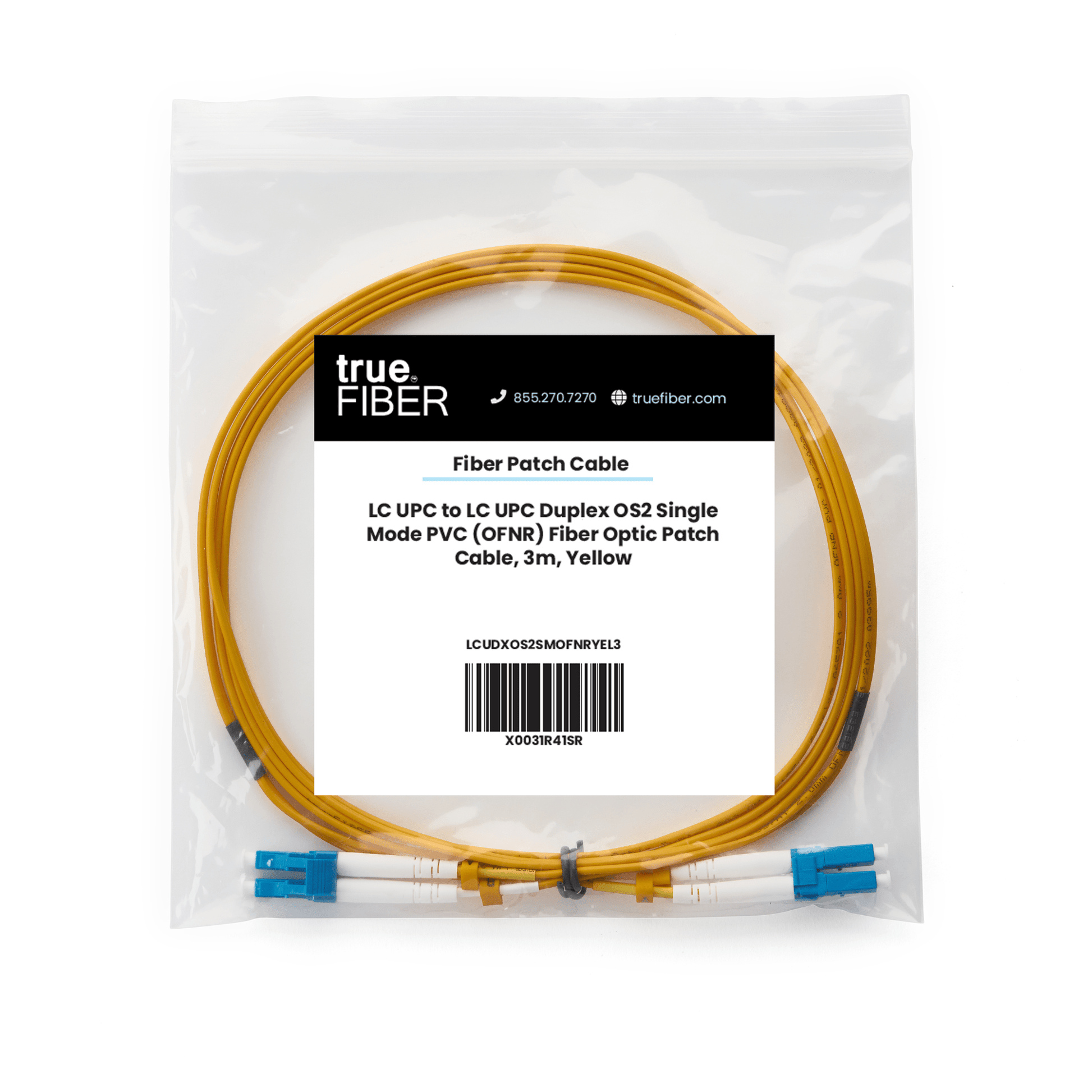 LC to LC UPC Duplex OS2 | SM OFNR