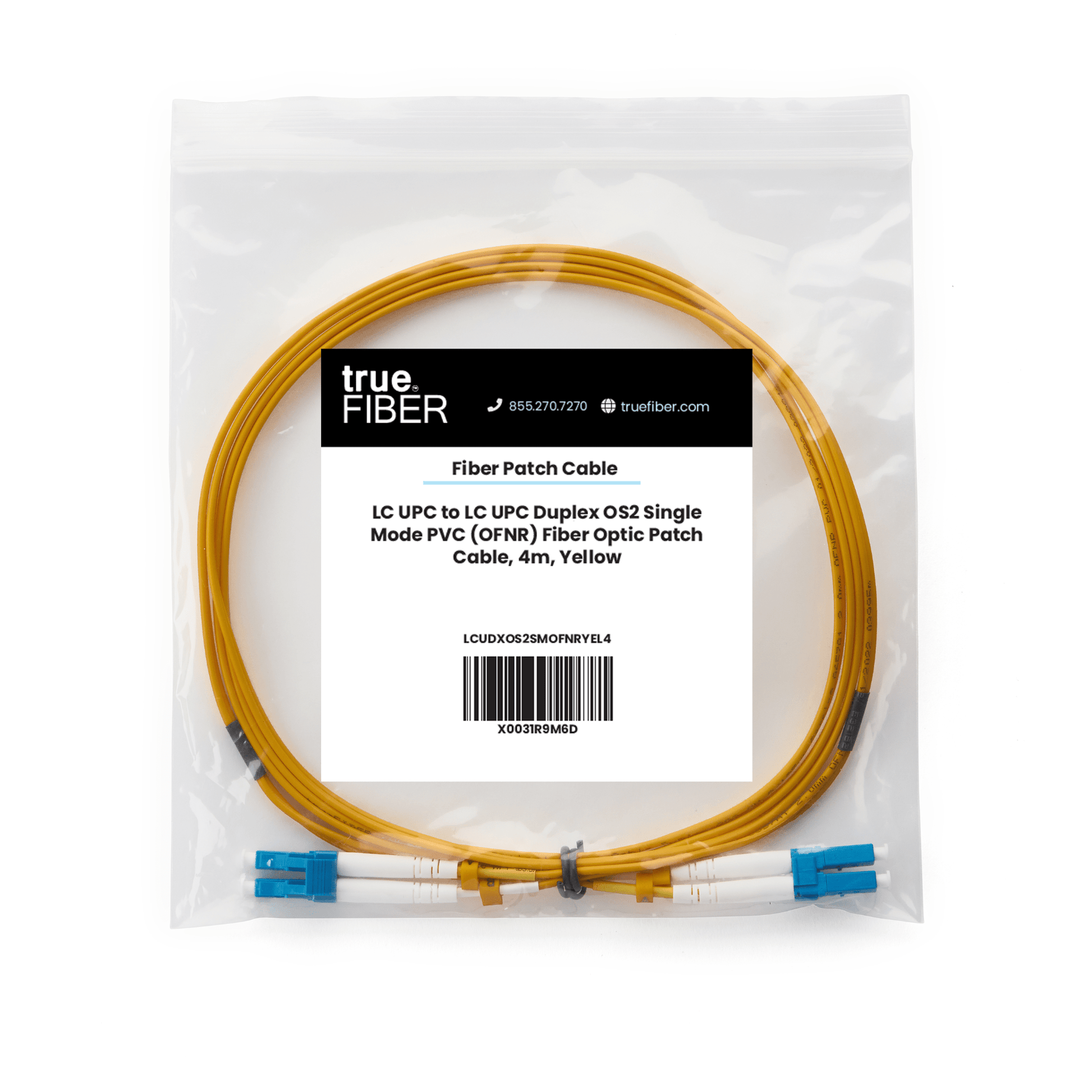 LC to LC UPC Duplex OS2 | SM OFNR