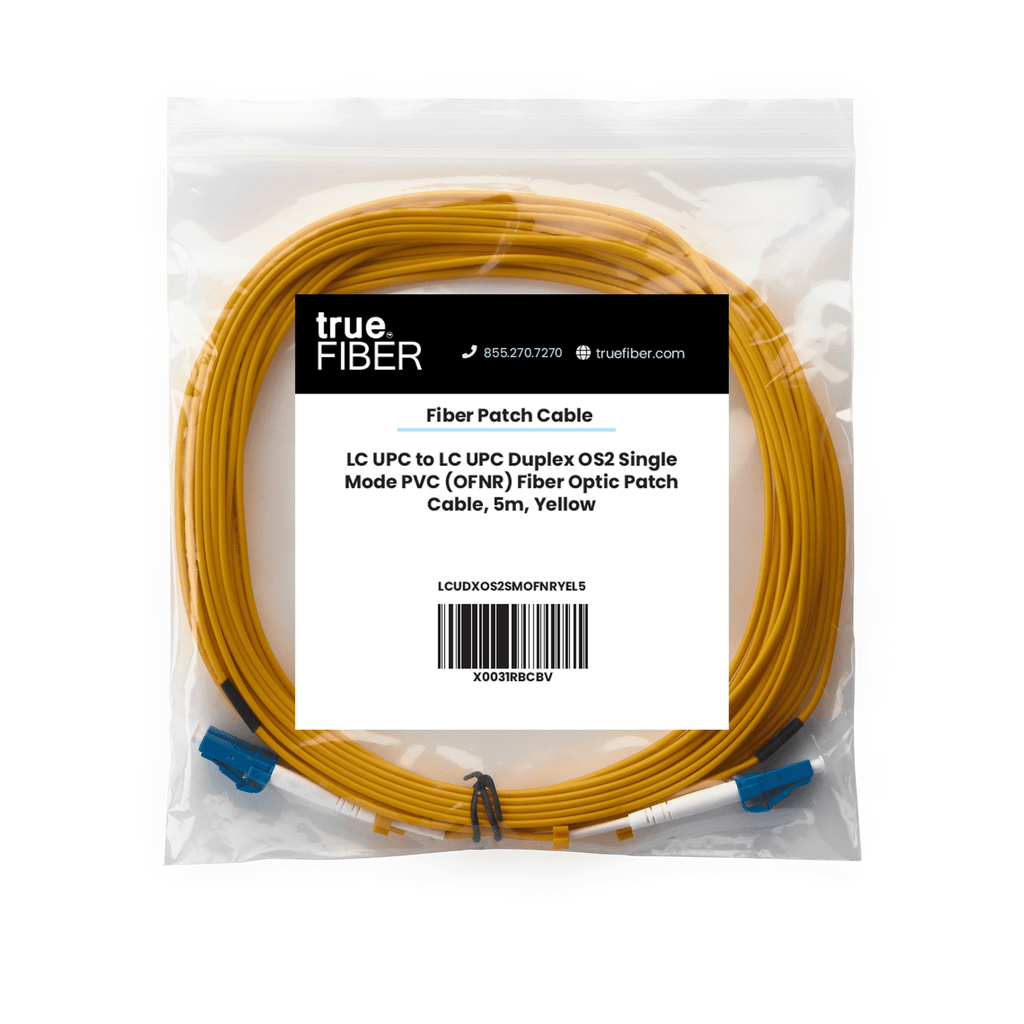 LC to LC UPC Duplex OS2 | SM OFNR