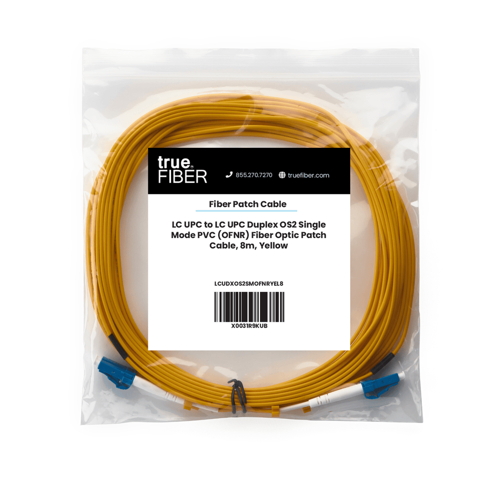 LC to LC UPC Duplex OS2 | SM OFNR