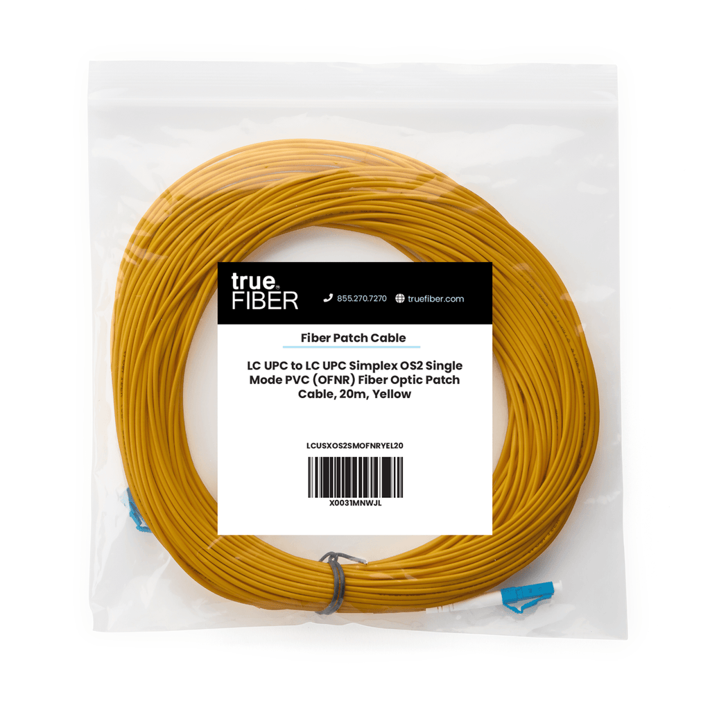 LC to LC UPC Simplex OS2 | SM OFNR