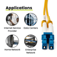 LC to LC UPC Duplex OS2 | SM OFNR