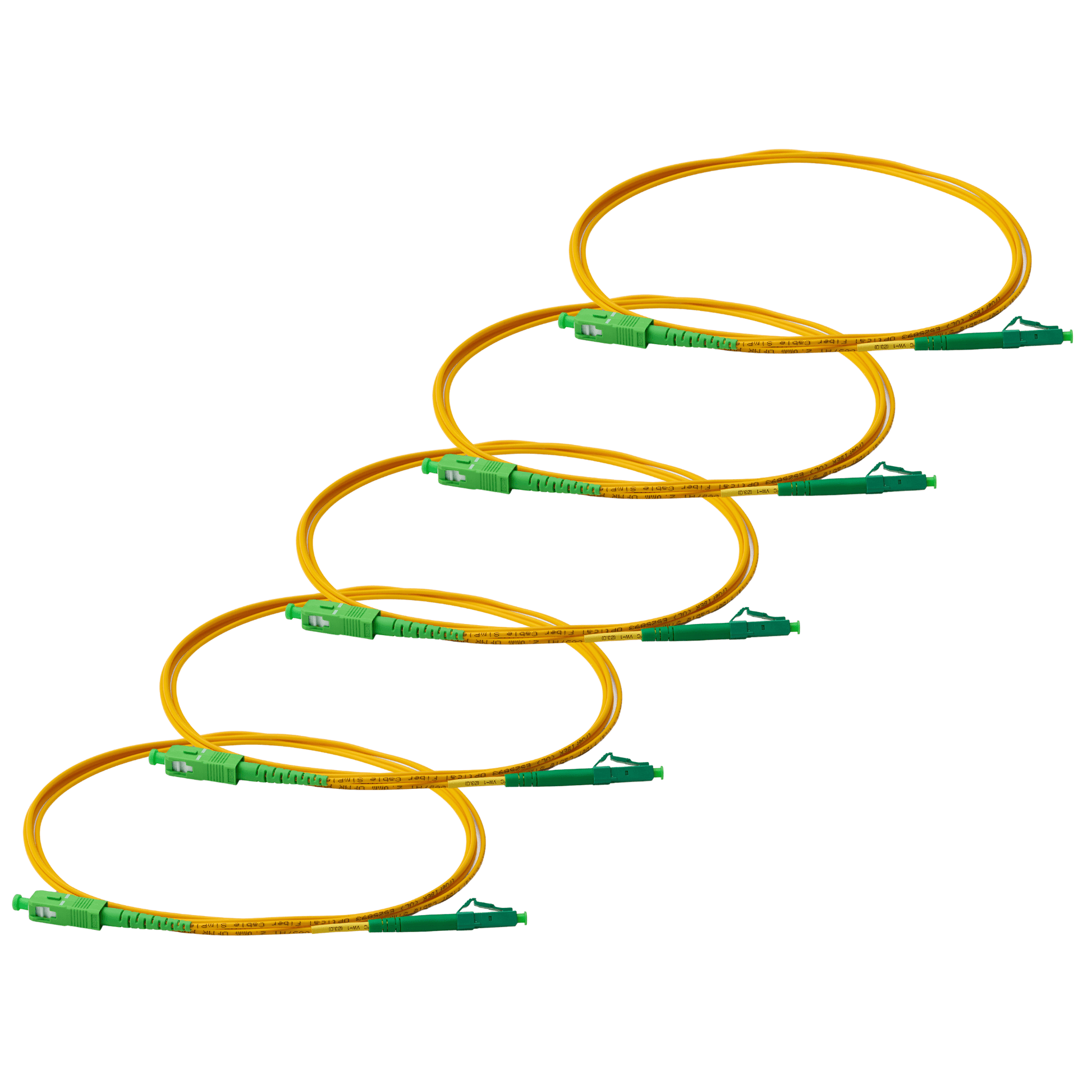 LC to SC APC Simplex OS2 | SM OFNR