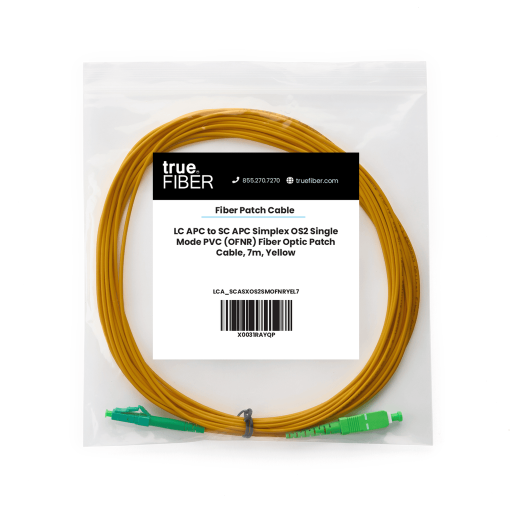 LC to SC APC Simplex OS2 | SM OFNR