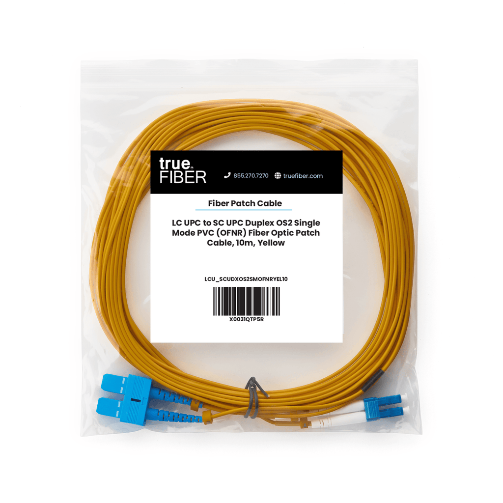 LC to SC UPC Duplex OS2 | SM OFNR