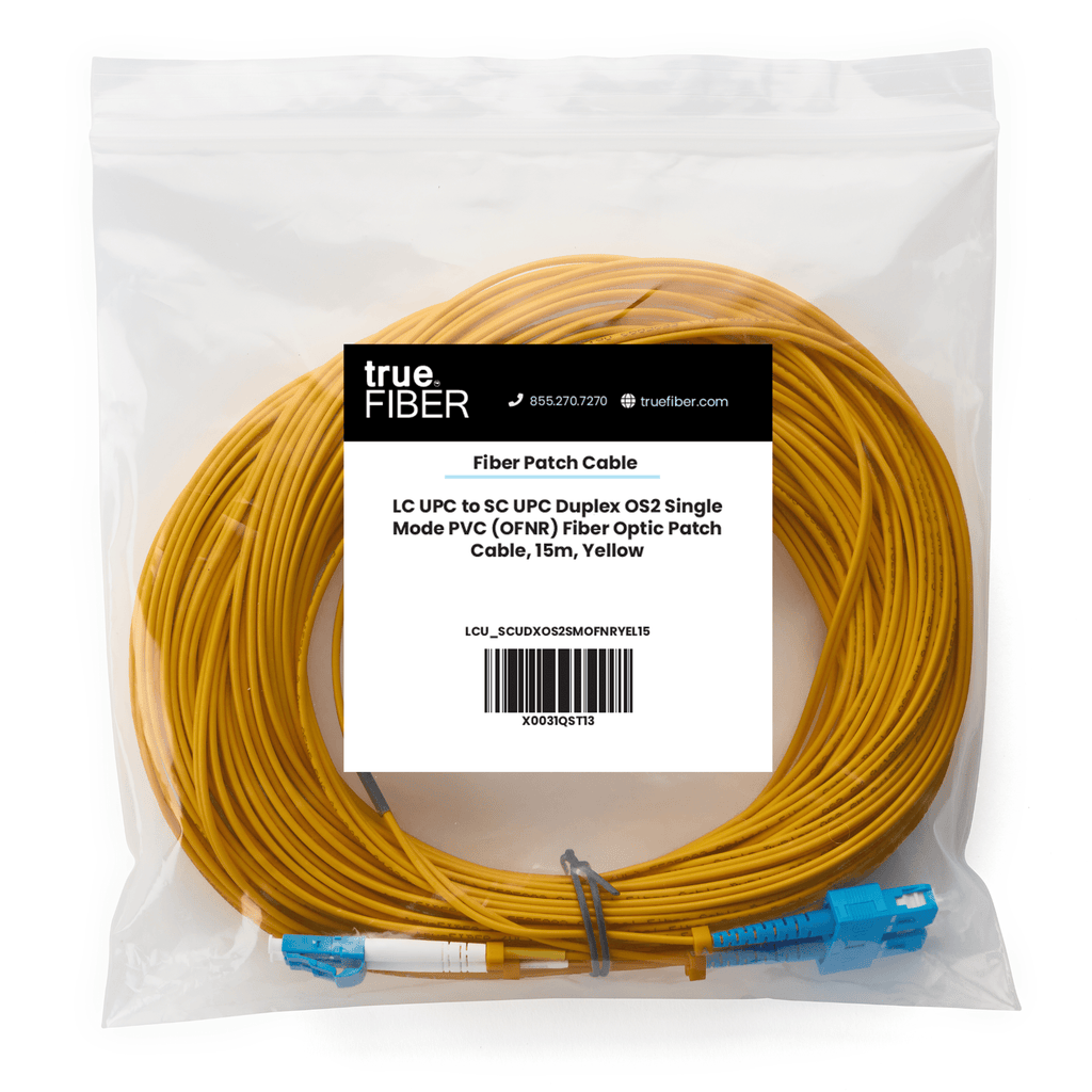 LC to SC UPC Duplex OS2 | SM OFNR