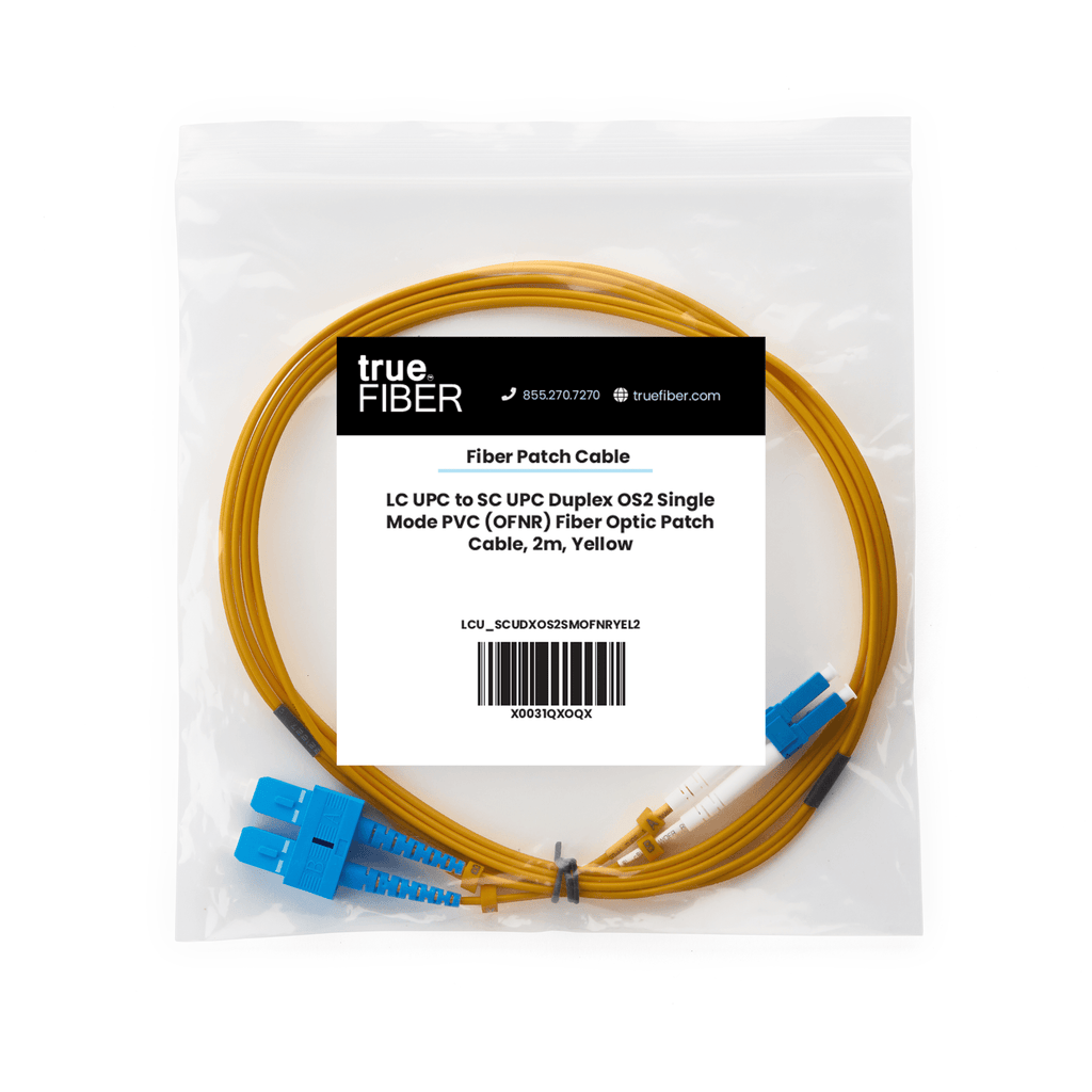 LC to SC UPC Duplex OS2 | SM OFNR