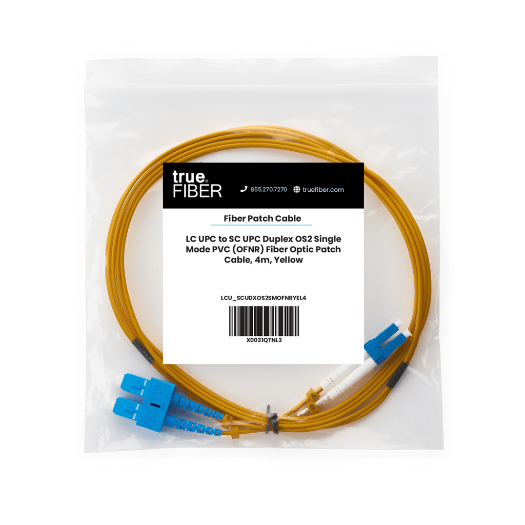 LC to SC UPC Duplex OS2 | SM OFNR