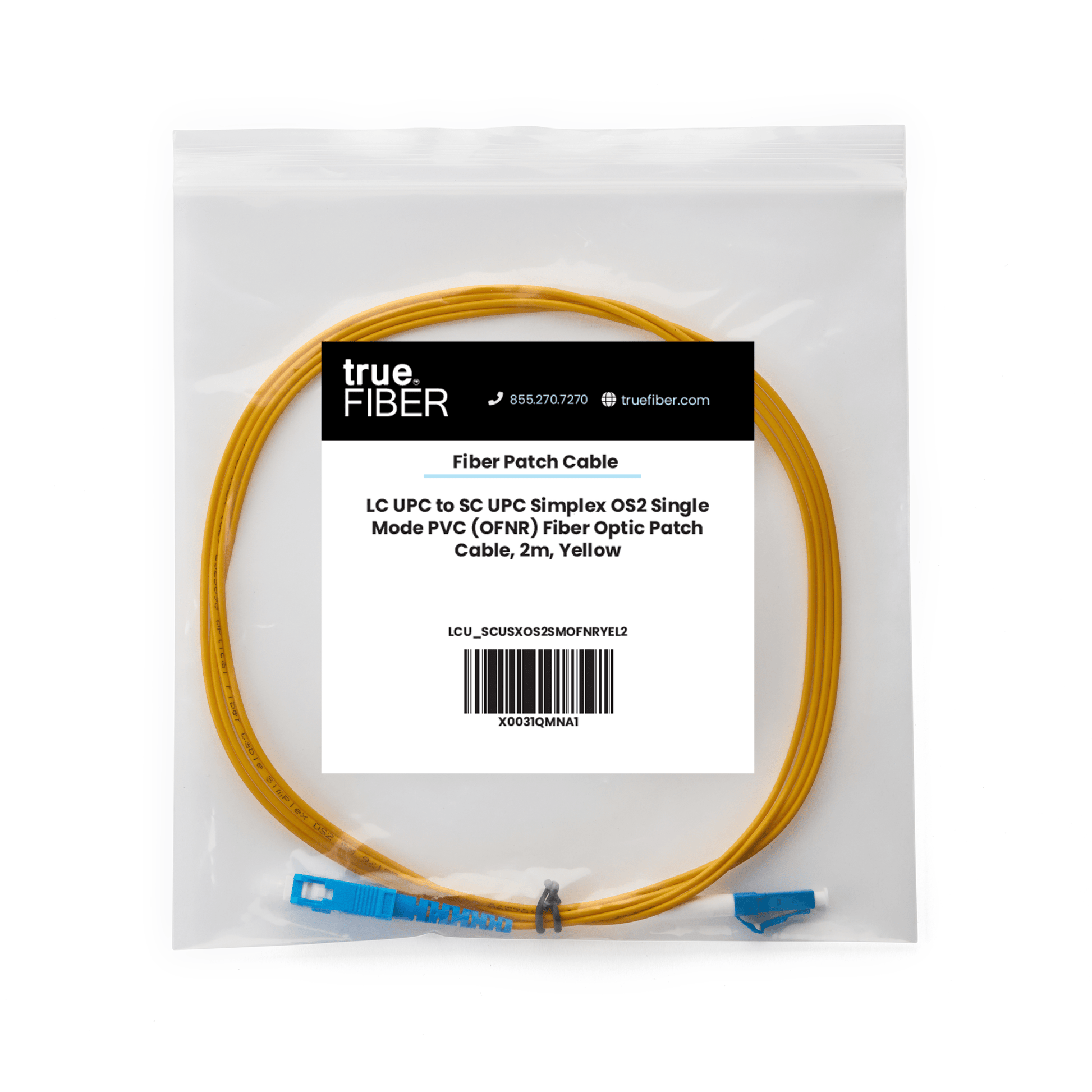 LC to SC UPC Simplex OS2 | SM OFNR