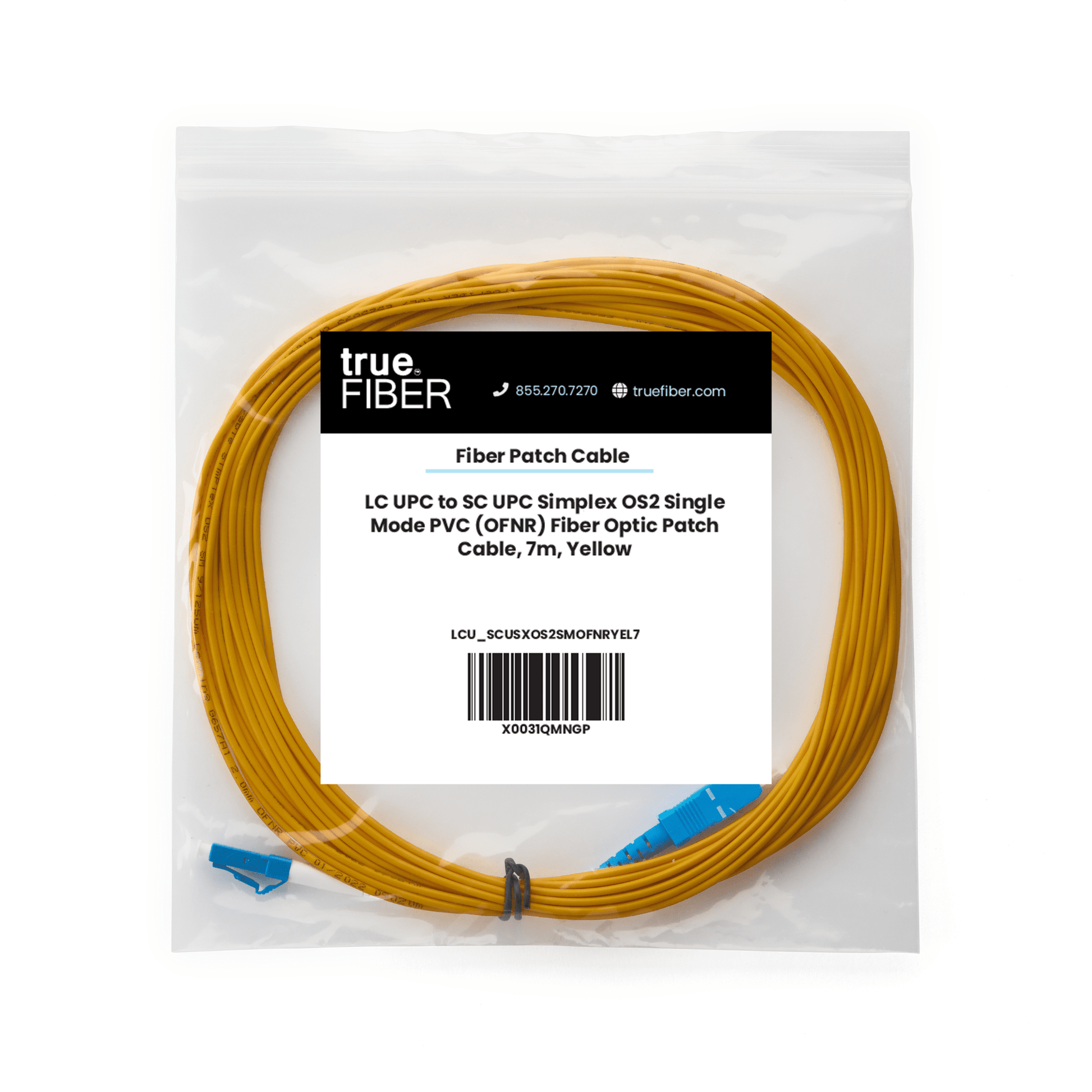 LC to SC UPC Simplex OS2 | SM OFNR