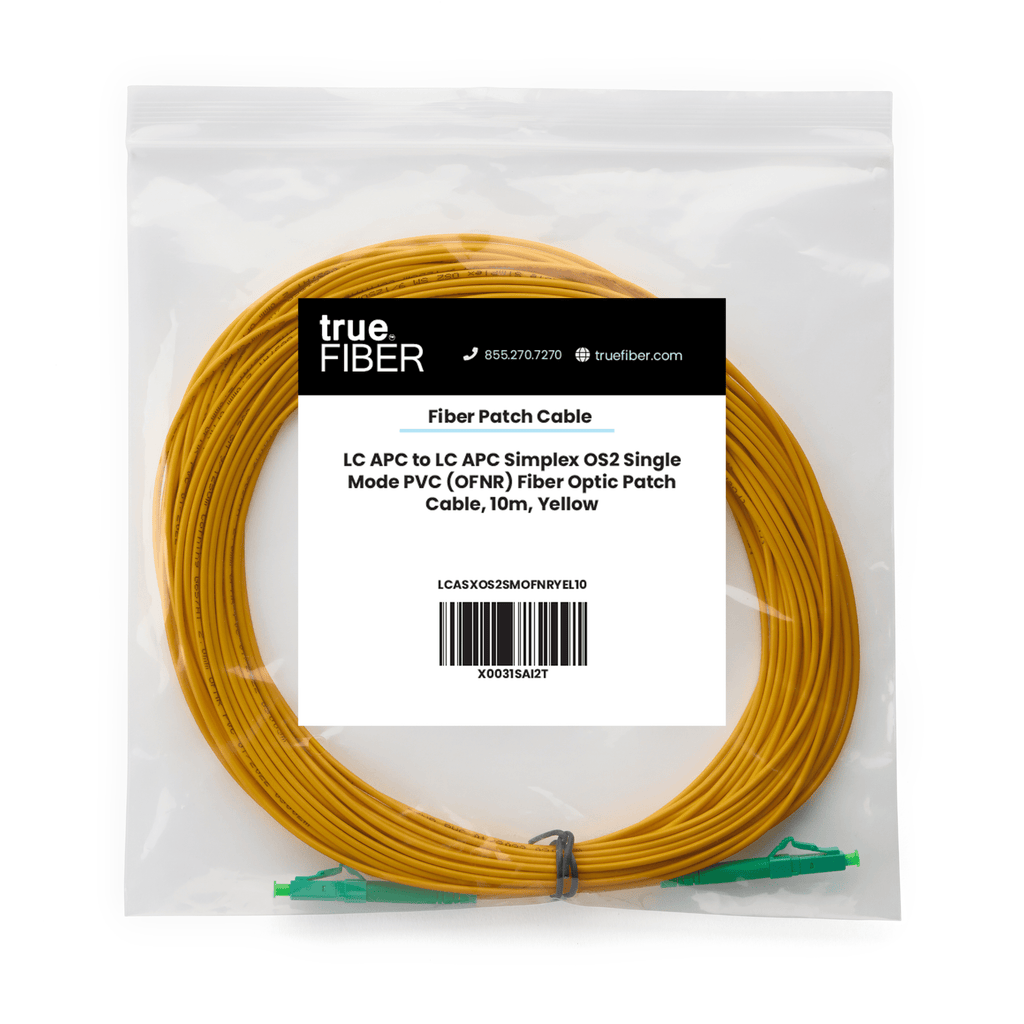 LC to LC APC Simplex OS2 | SM OFNR