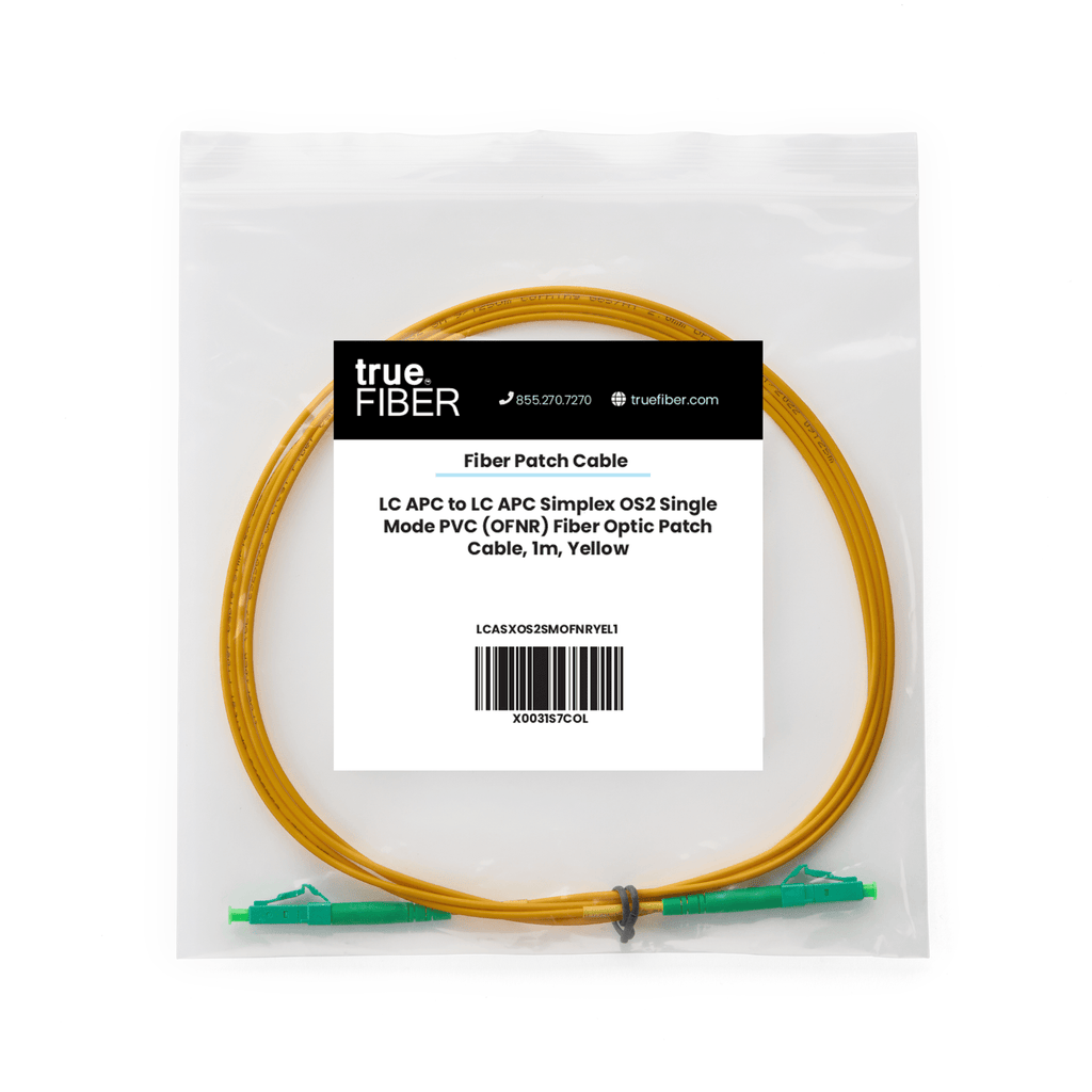 LC to LC APC Simplex OS2 | SM OFNR