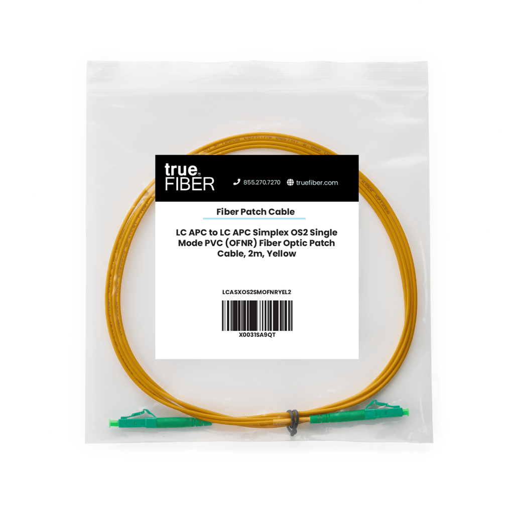 LC to LC APC Simplex OS2 | SM OFNR