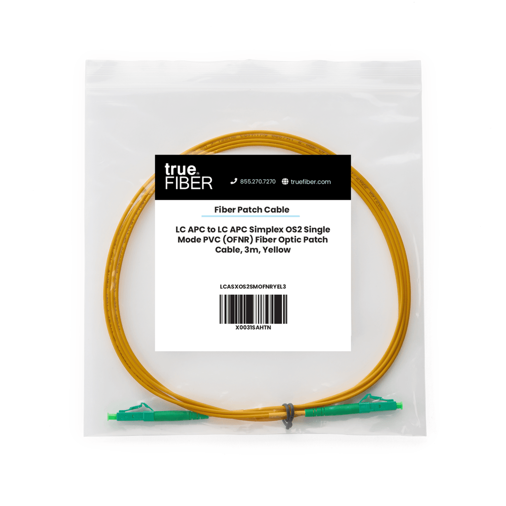 LC to LC APC Simplex OS2 | SM OFNR