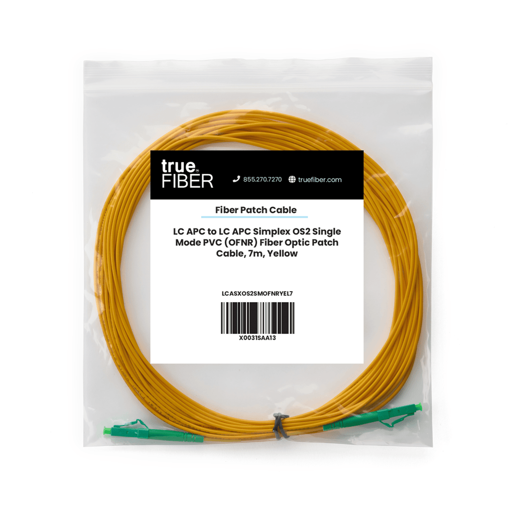 LC to LC APC Simplex OS2 | SM OFNR