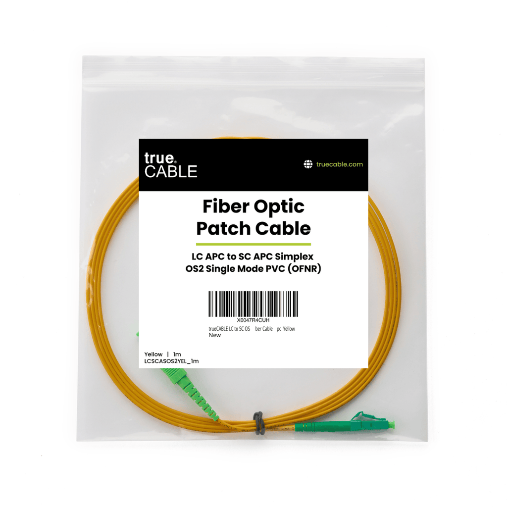 LC to SC APC Simplex OS2 | SM OFNR