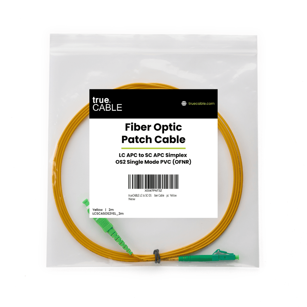 LC to SC APC Simplex OS2 | SM OFNR